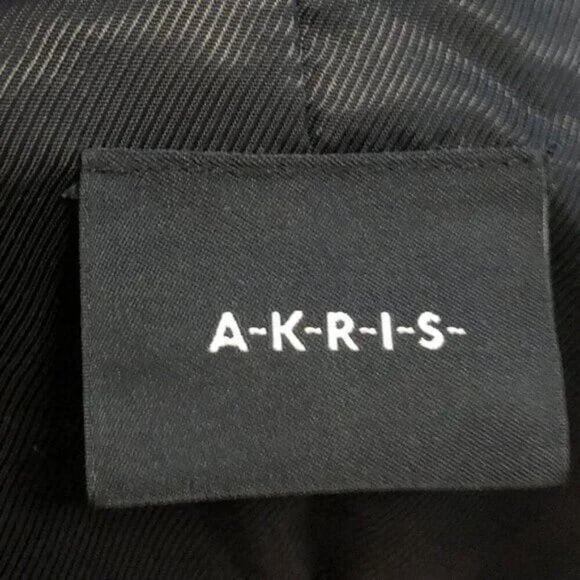 New AKRIS Aubergine Lambskin Leather Bomber Jacket 12 Made in Italy MSRP $3990 - Picture 6 of 9